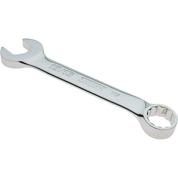 Proto - 13/16" 12 Point Combination Wrench - 15° Offset Angle, 7-45/64" OAL, Steel, Full Polish Finish - Benchmark Tooling