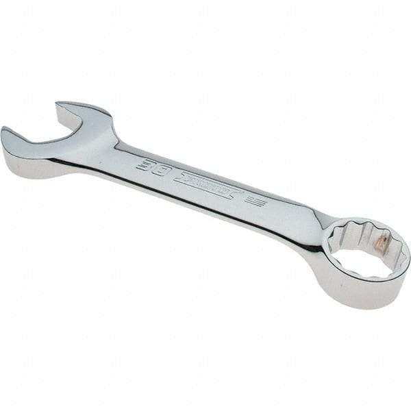 Proto - 30mm 12 Point Combination Wrench - 15° Offset Angle, 8-29/32" OAL, Steel, Full Polish Finish - Benchmark Tooling