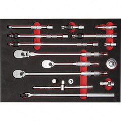 Proto - 16 Piece 3/8" Drive Mechanic's Tool Set - Comes in 11 x 16" Foam Insert - Benchmark Tooling