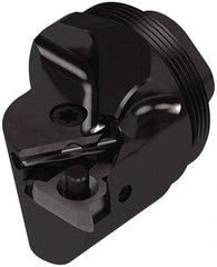 Seco - Right Hand Cut, Size GL40, 22NR Insert Compatiblity, Internal Modular Turning & Profiling Cutting Unit Head - 25.3mm Ctr to Cutting Edge, 32mm Head Length, Through Coolant, Series Seco-Capto - Benchmark Tooling