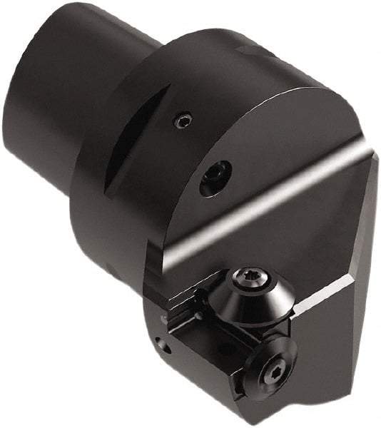 Seco - Left Hand Cut, Size C8, LCGN Insert Compatiblity, Internal Modular Turning & Profiling Cutting Unit Head - 55mm Ctr to Cutting Edge, 80mm Head Length, Through Coolant, Series Seco-Capto - Benchmark Tooling