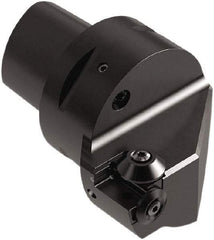 Seco - Left Hand Cut, Size C8, LCGN Insert Compatiblity, Internal Modular Turning & Profiling Cutting Unit Head - 55mm Ctr to Cutting Edge, 80mm Head Length, Through Coolant, Series Seco-Capto - Benchmark Tooling