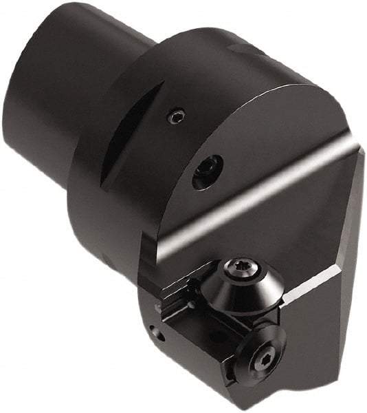Seco - Left Hand Cut, Size C8, LCGN Insert Compatiblity, Internal Modular Turning & Profiling Cutting Unit Head - 55mm Ctr to Cutting Edge, 80mm Head Length, Through Coolant, Series Seco-Capto - Benchmark Tooling