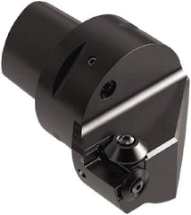 Seco - Left Hand Cut, Size C8, LCGN Insert Compatiblity, Internal Modular Turning & Profiling Cutting Unit Head - 55mm Ctr to Cutting Edge, 80mm Head Length, Through Coolant, Series Seco-Capto - Benchmark Tooling