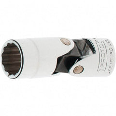 Proto - 3/8" Drive, Standard Hand Socket - 12 Points, 2-3/16" OAL, Steel, Full Polish Finish - Benchmark Tooling