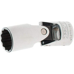 Proto - 3/8" Drive, Standard Hand Socket - 12 Points, 2-1/4" OAL, Steel, Full Polish Finish - Benchmark Tooling