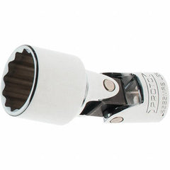 Proto - 3/8" Drive, Standard Hand Socket - 12 Points, 2-5/16" OAL, Steel, Full Polish Finish - Benchmark Tooling