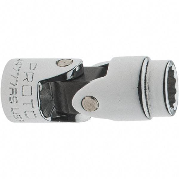 Proto - 9/32", 1/4" Drive, Standard Hand Socket - 12 Points, 1-23/64" OAL, Steel, Chrome Finish - Benchmark Tooling