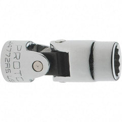 Proto - 5/16", 1/4" Drive, Standard Hand Socket - 12 Points, 1-7/16" OAL, Steel, Chrome Finish - Benchmark Tooling