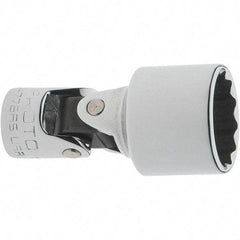 Proto - 9/16", 1/4" Drive, Standard Hand Socket - 12 Points, 1-3/4" OAL, Steel, Chrome Finish - Benchmark Tooling