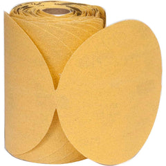 Norton - 5" Diam, 400 Grit Aluminum Oxide Adhesive PSA Disc - Benchmark Tooling