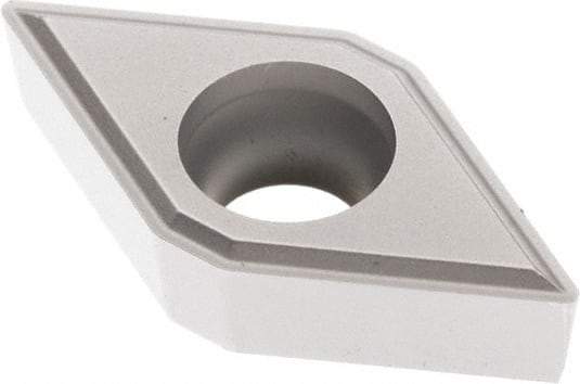 Seco - DCMT32.51 FF1 Grade TP3501 Carbide Turning Insert - TiCN/Al2O3 Finish, Diamond, 3/8" Inscr Circle, 5/32" Thick, 1/32" Corner Radius - Benchmark Tooling