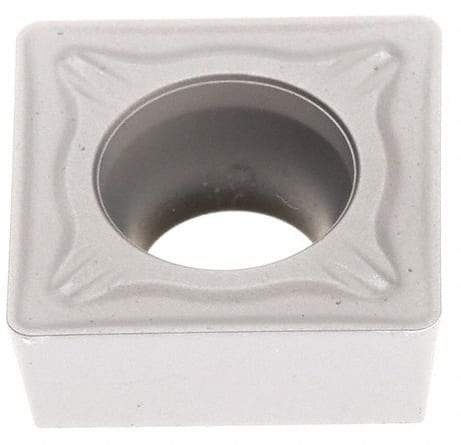 Seco - SCMT32.52 M5 Grade TP3501 Carbide Turning Insert - TiCN/Al2O3 Finish, Square, 3/8" Inscr Circle, 5/32" Thick, 1/32" Corner Radius - Benchmark Tooling