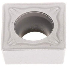 Seco - SCMT32.52 M5 Grade TP3501 Carbide Turning Insert - TiCN/Al2O3 Finish, Square, 3/8" Inscr Circle, 5/32" Thick, 1/32" Corner Radius - Benchmark Tooling