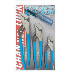 Channellock - 4 Piece Grooved Tongue & Groove Pliers - Comes in Clamshell - Benchmark Tooling