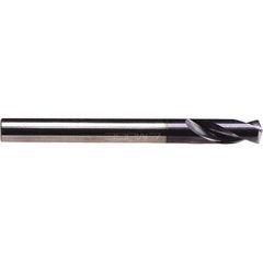 Emuge - 3/4" Body Diam, 142°, 4" OAL, Solid Carbide Spotting Drill - Benchmark Tooling