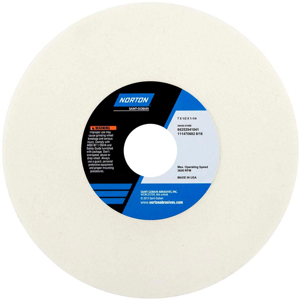 Norton - Tool & Cutter Grinding Wheels Wheel Type: Type 1 Wheel Diameter (Inch): 7 - Benchmark Tooling