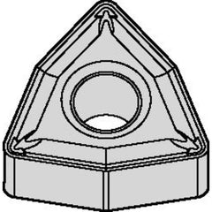 WNMG 431 Double-sided|G TN10U, 1/64″ Corner Radius, 3/16″ Thick, 1/2″ Inscribed Circle, TiN, Turning Indexable Insert - Benchmark Tooling