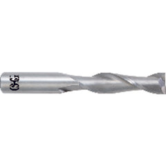 ‎3/16″ Dia. × 3/16″ Shank × 3/4″ DOC × 2-1/2″ OAL, Carbide, Uncoated, 2 Flute, Square, Solid End Mill - Benchmark Tooling