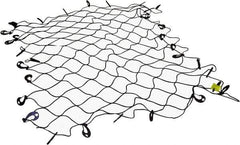 Erickson Manufacturing - Rubber Cargo Net - 96" Wide x 72" Long, Black, For Use with Pick Ups - Benchmark Tooling