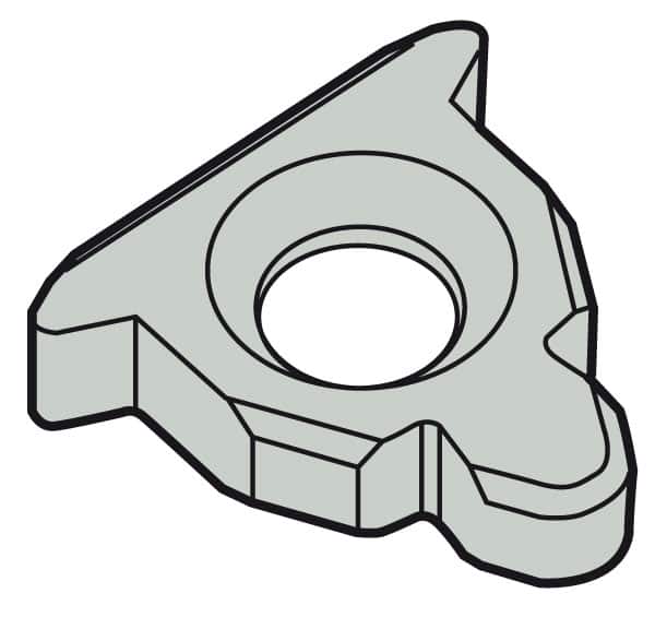 Seco - 0.37" Insert Inscribed Circle, Right & Left Hand Anvil for Indexables - 3° Helix Angle, 16 Tool Holder Insert Dimension - Benchmark Tooling