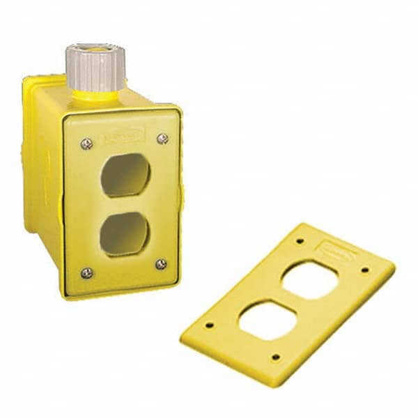 Hubbell Wiring Device-Kellems - Electrical Outlet Boxes & Switch Boxes Enclosure Type: Portable Outlet Box Enclosure Shape: Rectangle - Benchmark Tooling