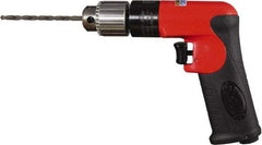 Sioux Tools - 1/4" Keyed Chuck - Pistol Grip Handle, 3,000 RPM, 12 LPS, 0.5 hp, 90 psi - Benchmark Tooling