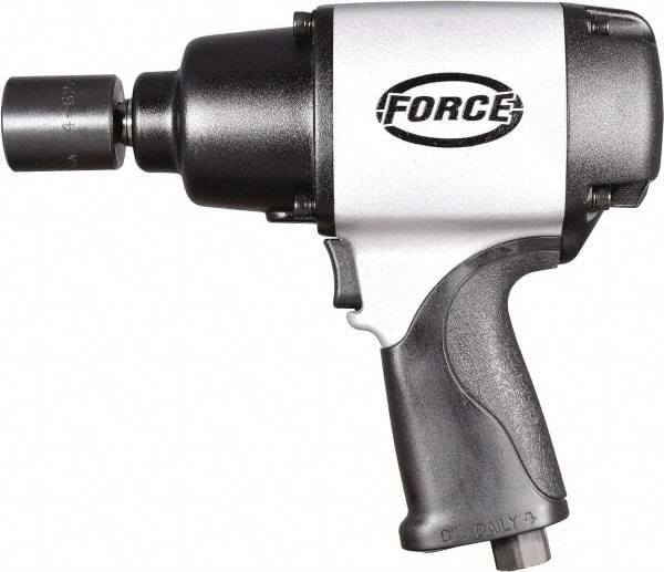 Sioux Tools - 1/2" Drive, 7,000 RPM, 500 Ft/Lb Torque Impact Wrench - Pistol Grip Handle, 860 IPM, 5.7 CFM, 90 psi, 1/4" Inlet - Benchmark Tooling