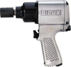 Sioux Tools - 1/2" Drive, 7,500 RPM, 500 Ft/Lb Torque Impact Wrench - Pistol Grip Handle, 1,100 IPM, 4.8 CFM, 90 psi, 1/4" Inlet - Benchmark Tooling