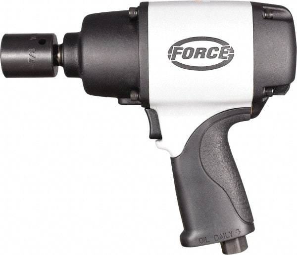 Sioux Tools - 1/2" Drive, 7,500 RPM, 500 Ft/Lb Torque Impact Wrench - Pistol Grip Handle, 1,100 IPM, 4.8 CFM, 90 psi, 1/4" Inlet - Benchmark Tooling