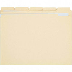 UNIVERSAL - 9-5/8 x 11-3/4", Letter Size, Manila, File Folders with Top Tab - 11 Point Stock, 1/5 Tab Cut Location - Benchmark Tooling