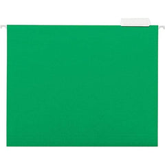 Universal One - 9-5/8 x 11-3/4", Letter Size, Bright Green, Hanging File Folder - 11 Point Stock, 1/5 Tab Cut Location - Benchmark Tooling