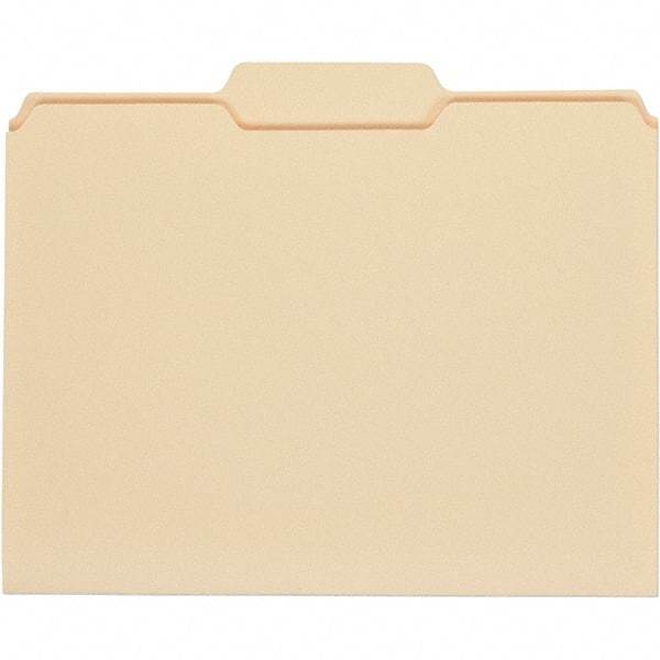 UNIVERSAL - 9-5/8 x 11-3/4", Letter Size, Manila, File Folders with Top Tab - 11 Point Stock, 1/3 Tab Cut Location - Benchmark Tooling