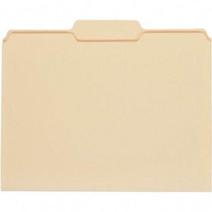 UNIVERSAL - 9-5/8 x 11-3/4", Letter Size, Manila, File Folders with Top Tab - 11 Point Stock, 1/3 Tab Cut Location - Benchmark Tooling