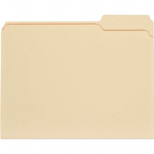 UNIVERSAL - 9-5/8 x 11-3/4", Letter Size, Manila, File Folders with Top Tab - 11 Point Stock, 1/3 Tab Cut Location - Benchmark Tooling