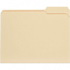 UNIVERSAL - 9-5/8 x 11-3/4", Letter Size, Manila, File Folders with Top Tab - 11 Point Stock, 1/3 Tab Cut Location - Benchmark Tooling