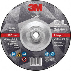 3M - Depressed-Center Wheels Wheel Diameter (Inch): 7 Wheel Thickness (Decimal Inch): 0.2500 - Benchmark Tooling