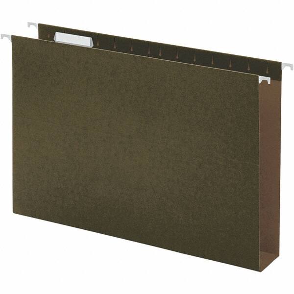 UNIVERSAL - 9-5/8 x 14-3/4", Legal, Standard Green, Hanging File Folder - 11 Point Stock, 1/5 Tab Cut Location - Benchmark Tooling