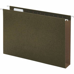 UNIVERSAL - 9-5/8 x 14-3/4", Legal, Standard Green, Hanging File Folder - 11 Point Stock, 1/5 Tab Cut Location - Benchmark Tooling