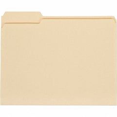 UNIVERSAL - 9-5/8 x 11-3/4", Letter Size, Manila, File Folders with Top Tab - 11 Point Stock, 1/3 Tab Cut Location - Benchmark Tooling