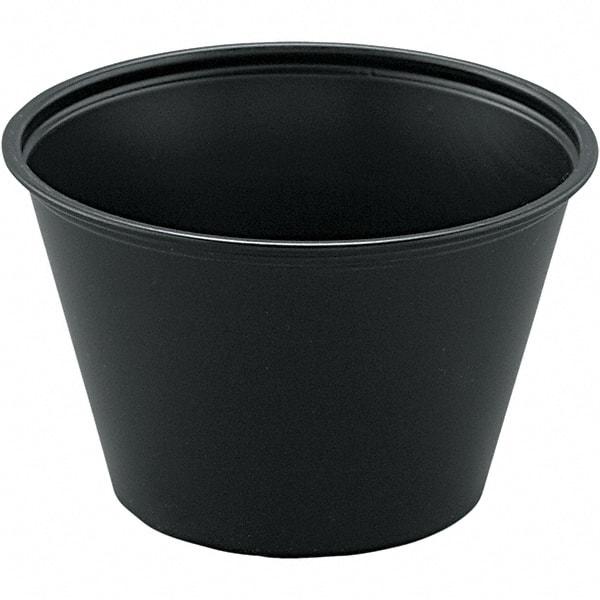 Solo - 4 oz Polystyrene Portion Cups - Black - Benchmark Tooling