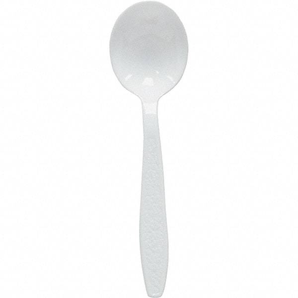 Solo - Heavyweight Polystyrene Soup Spoons - White - Benchmark Tooling