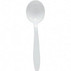 Solo - Heavyweight Polystyrene Soup Spoons - White - Benchmark Tooling