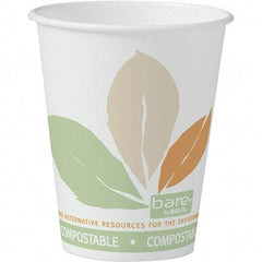 Solo - 8 oz Paper Hot Cups - White, Green, Orange - Benchmark Tooling