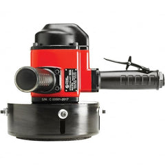 Chicago Pneumatic - 6" Wheel Diam, 6,000 RPM, Pneumatic Angle & Disc Grinder - 5/8-11 Spindle, 95 CFM, Side Exhaust - Benchmark Tooling