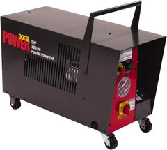 Edwards Manufacturing - 5 hp, 2,750 Max psi, 3.5 GPM, Hydraulic Power Unit - 7 Gal Tank, 37-1/2" Long x 15-1/4" Wide x 31-1/4" High, 3 Phase, 460 Volt, 14 Amp - Benchmark Tooling