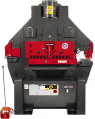 Edwards Manufacturing - 11" Throat Depth, 120 Ton Punch Pressure, 1-1/2" in 1" Punch Capacity Ironworker - 10 hp, 3 Phase, 460 Volts, 60" Wide x 84" High x 60" Deep - Benchmark Tooling