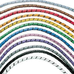 Panduit - Natural (Color) Polyethylene Spiral Bundling Cable Sleeve - 100' Coil Length - Benchmark Tooling