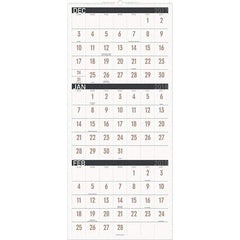 AT-A-GLANCE - 8 Sheet, 12 x 27", Wall Calendar - Benchmark Tooling