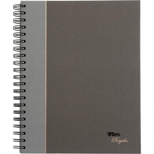 TOPS - 96 Sheet, 10-1/2 x 8", Legal/Wide (Style) Business Notebook - Black & Gray - Benchmark Tooling